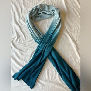Teal Ombre Scarf